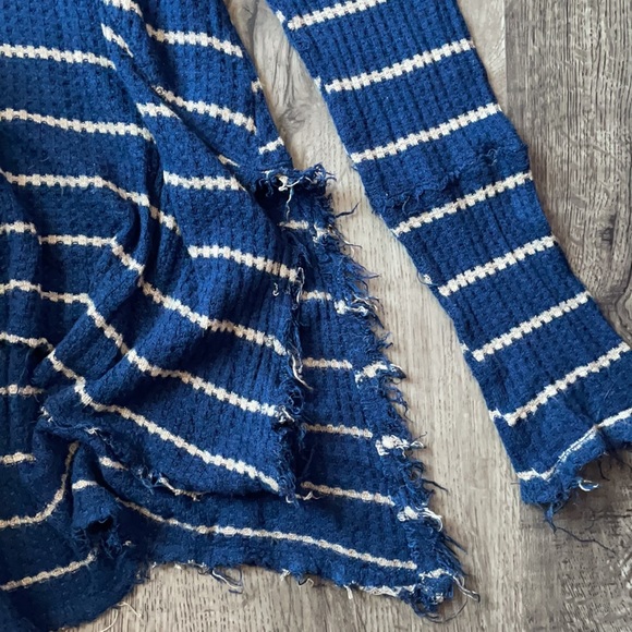 Free People Stripe Beach Sweater - Picture 3 of 3